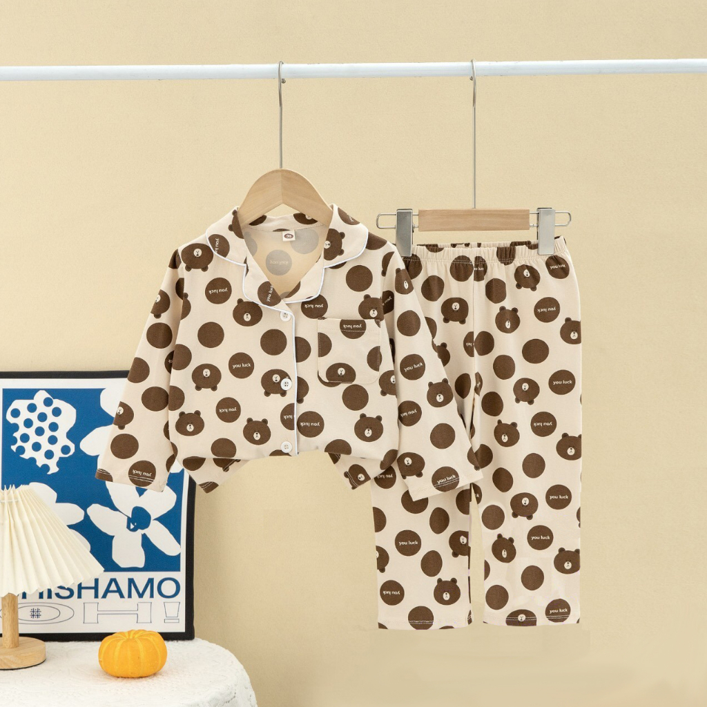Đồ bộ pijama bé trai 26-42kg chất thun cotton QC cao cấp, đồ bộ dài size đại cho bé