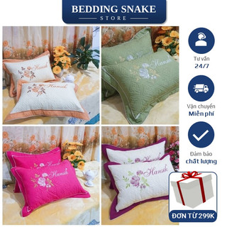 Vỏ gối, áo gối HanSik họa tiết nét từng chi tiết chất liệu cotton mềm mịn thoáng mát khích thước 45x65cm