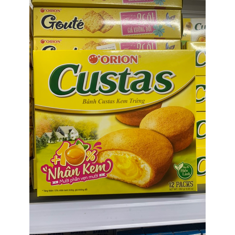 Bánh kem trứng Orion Custas