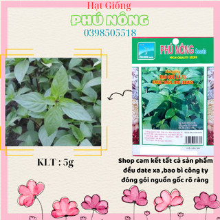 Hạt Giống rau quế lá to Phú Nông 5gr