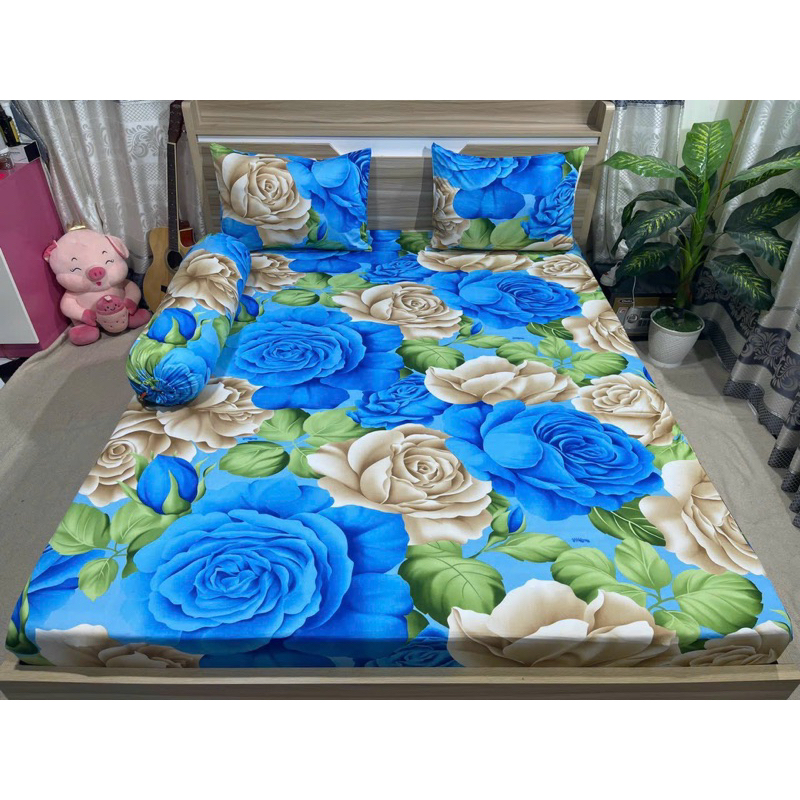 Bộ drap thun hàn quốc 4 món mát mịn