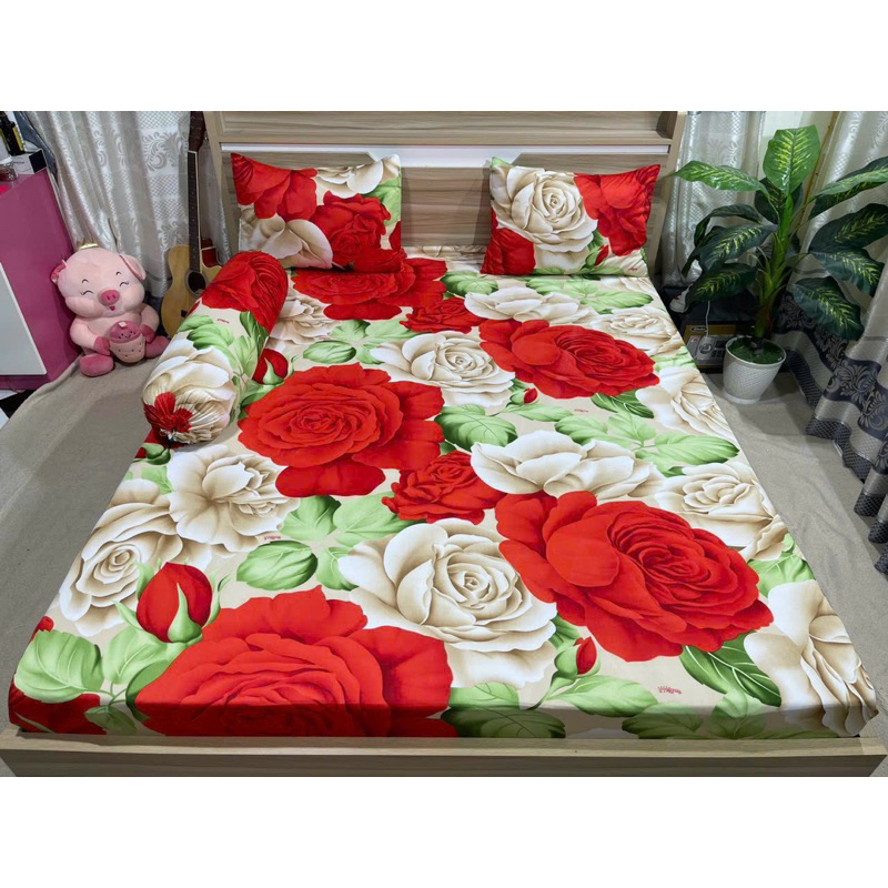 Bộ drap thun hàn quốc 4 món mát mịn