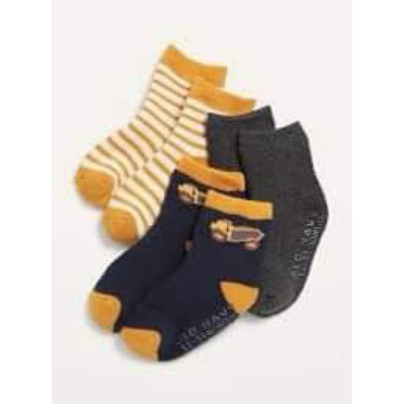 Sét 10 đôi Tất bé 0-24m bé trai gái old navy dư xịn xù dày có chống trơn