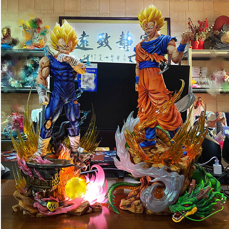 Mô hình songoku vegeta hàng chất siêu nét  - mô hình dragonball