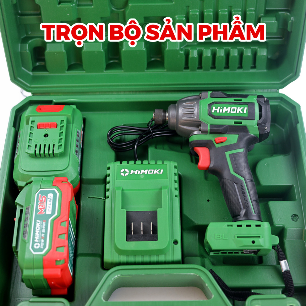 Chuyên Vít Himoki HM-IW350N - Máy Bắn Vít không chổi than Himoki 350N.M Bảo hành chính hãng