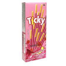 Bánh que Ticky Thái Lan, bánh quy que phủ kem các vị