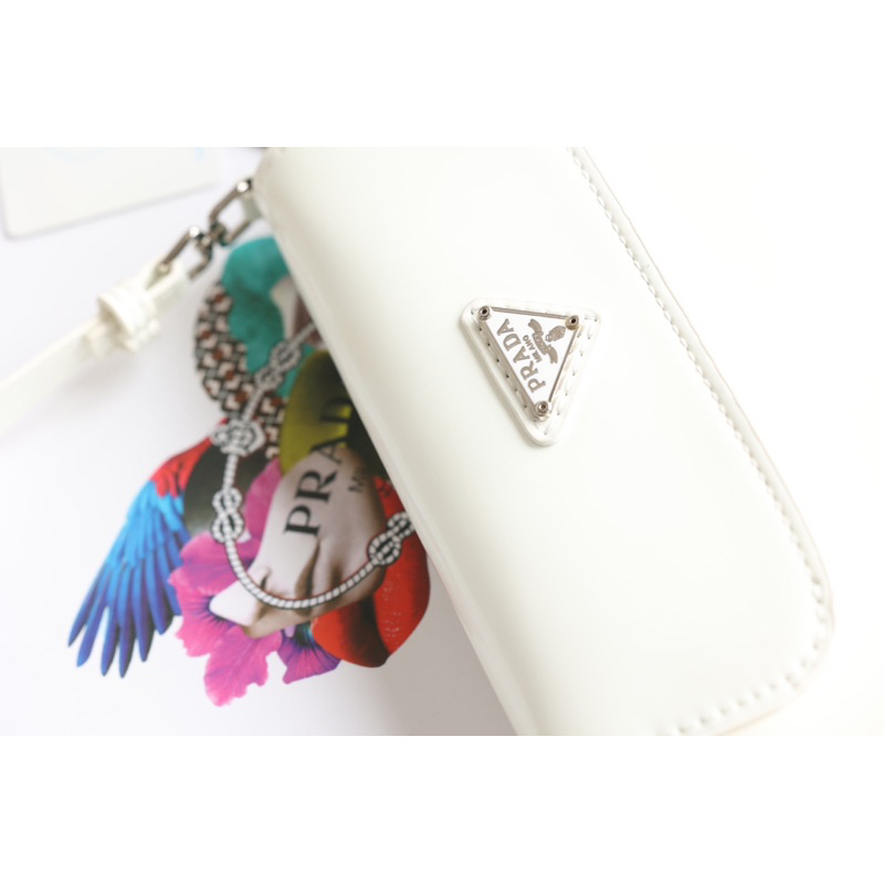 Túi kẹp nách Prada Cleo size 23cm chất da bóng fullbox