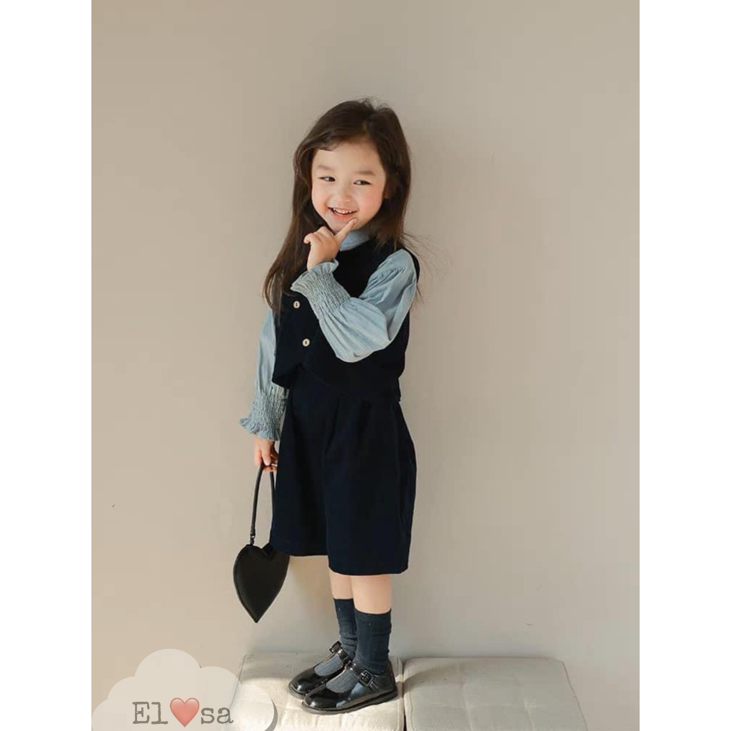 QUẦN ÁO BÉ GÁI--SET GHI LÊ 3 CHI TIẾT 8-30KG ANNAKIDS