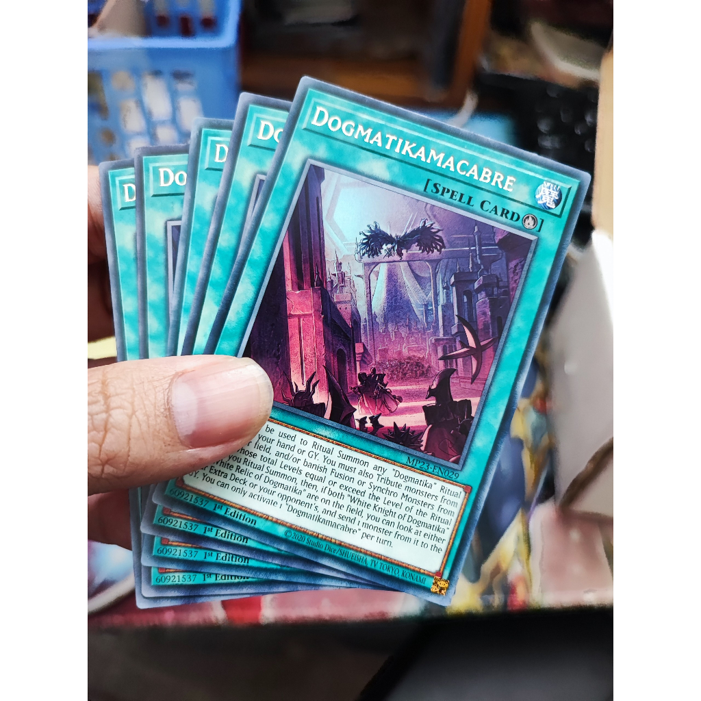 1 lá thẻ bài Dogmatikamacabre - MP23-EN029 - Rare 1st Edition