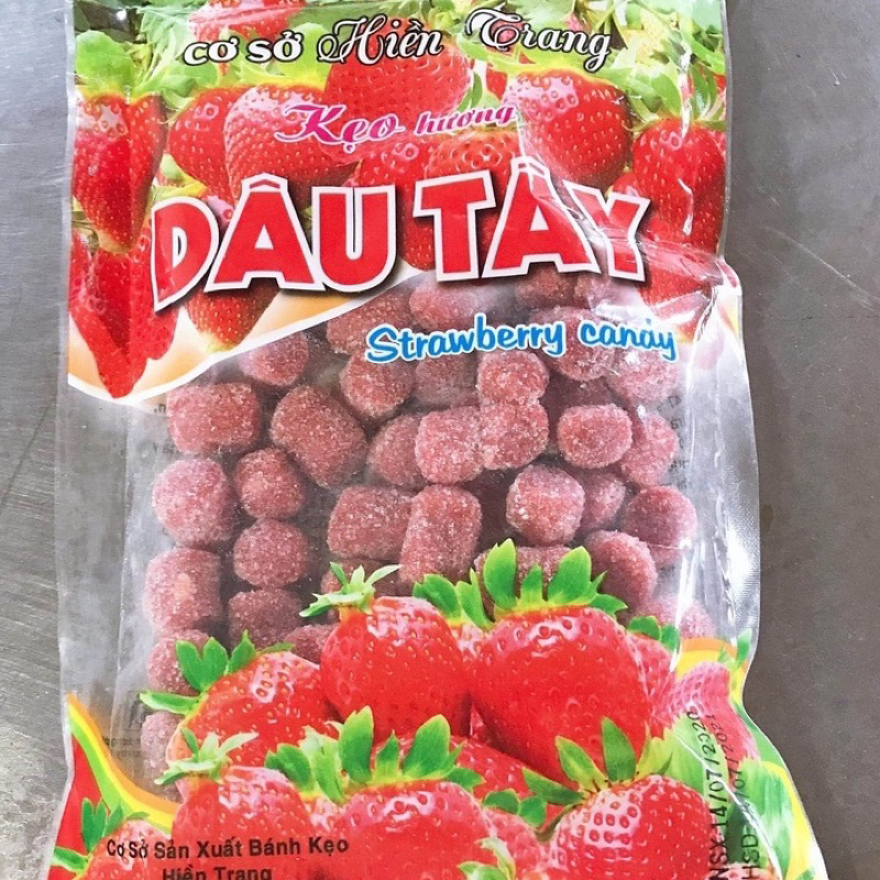 Gói kẹo mứt dâu tây-dâu tằm đặc sản Đà Lạt