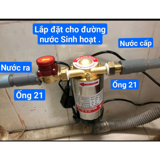 Bơm tăng áp cho máy giặt , vòi sen ....