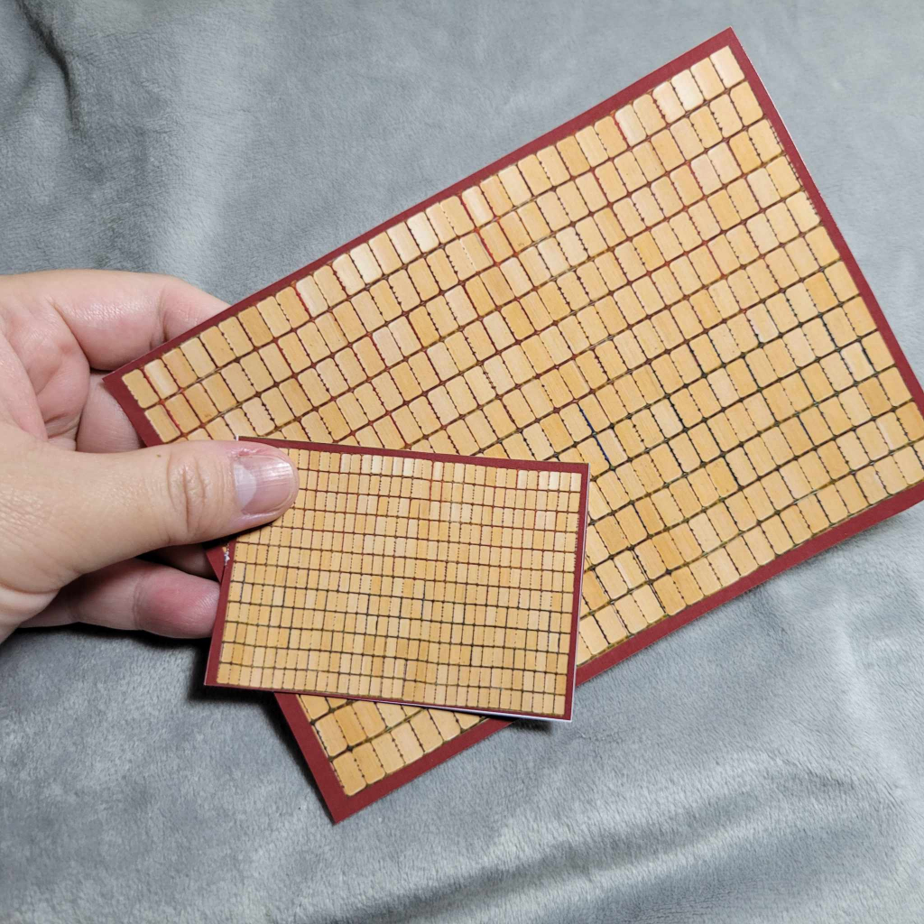 Decal dán hình chiếu trang trí mô hình, dollhouse