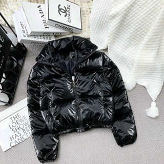 Áo khoác phao nữ da bóng KIUTI áo khoác mùa đông nữ mẫu mới áo phao nữ bóng