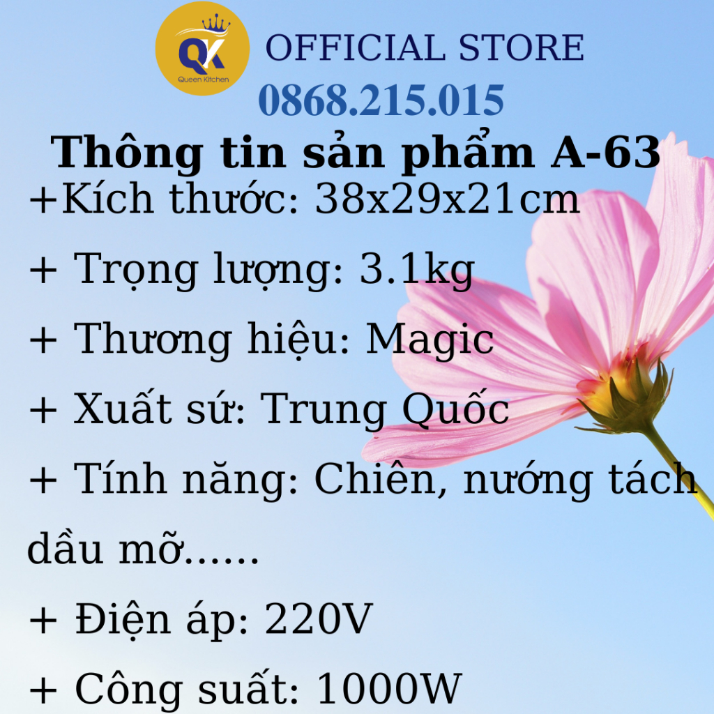 Thanh lý Lò nướng điện đa năng Magic A-63,TÌNH TRẠNG SP 85-90%