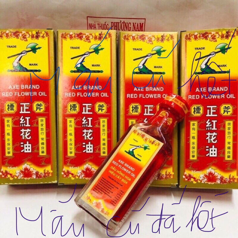 Dầu nóng hồng hoa hiệu cây búa-Chai 35ml