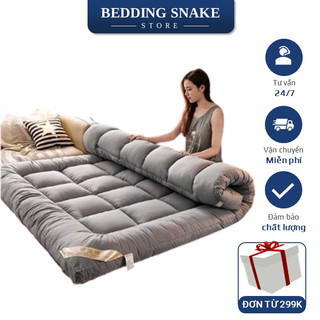 Nệm topper, đệm topper Xuất Nhật loại dầy 8cm trải giường sàn cao cấp