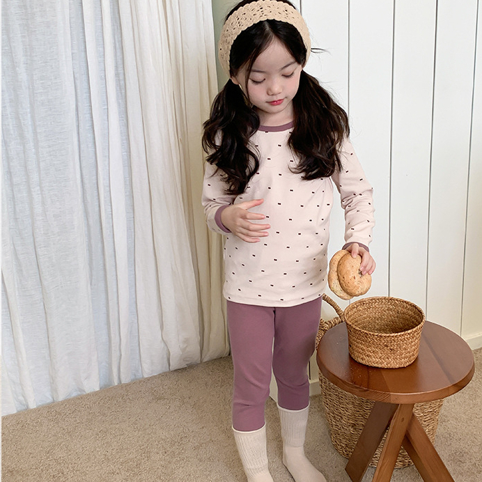 Bộ ngủ Ambb Kid dài tay thu đông cho bé gái/ bé trai DMINT - Quần áo thu đông mẫu mới