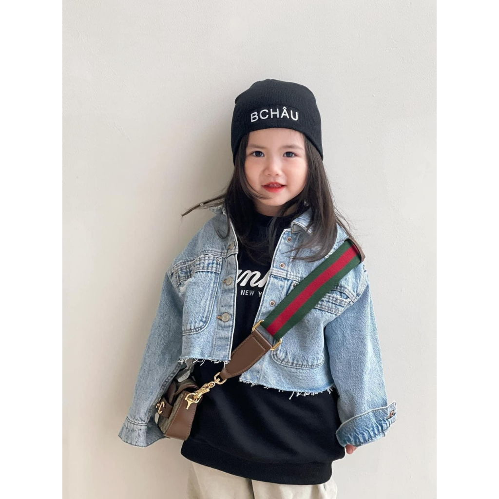 Mũ len THÊU TÊN style cực chất cho bé