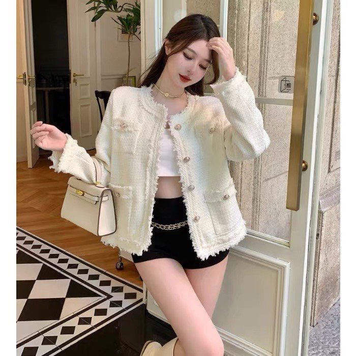 Áo dạ tua Vân.Melo sang chảnh dễ phối đồ
