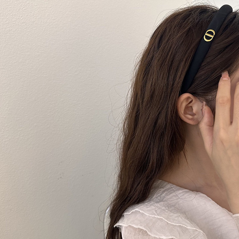 Bờm tóc nữ phong cách Hàn Quốc màu pastel hồng cute B59