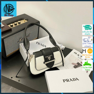 Túi xách nữ túi kẹp nách đeo chéo prada full box phong cách thời trang hàn quốc, mã t 80