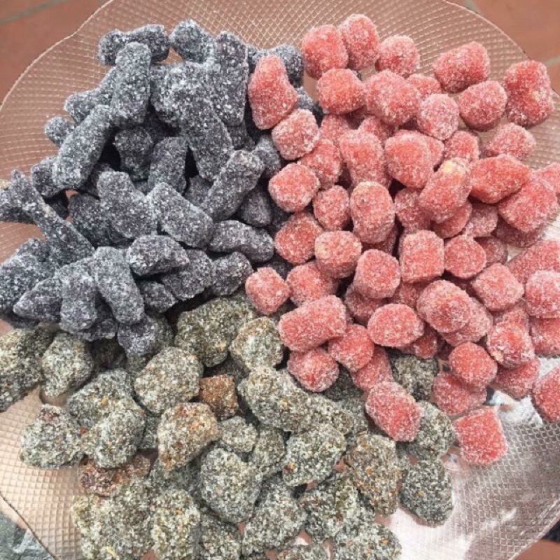 Gói kẹo mứt dâu tây-dâu tằm đặc sản Đà Lạt