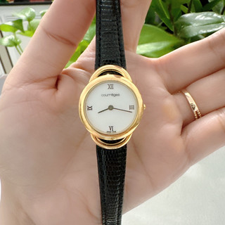 Đồng hồ nữ si nhật hiệu Courreges (máy thuỵ sĩ)