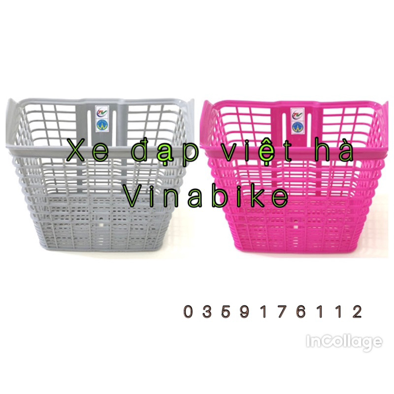 Giỏ Nhựa Xe Đạp đủ các kích thước xe