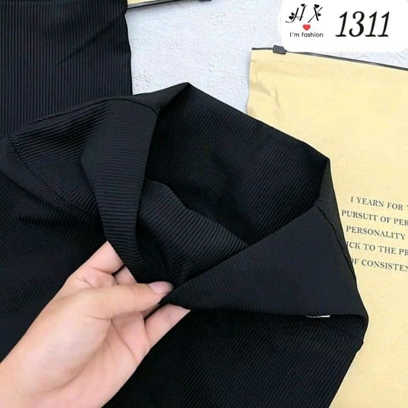 Quần legging tăm mác chữ cạp cao hàng QC