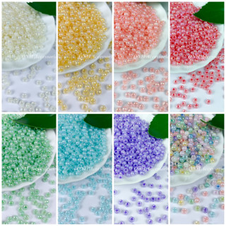 Gói 10g hạt cườm bóng cao cấp 4mm (hạt đều) dùng làm vòng tay, trang sức thủ công DIY