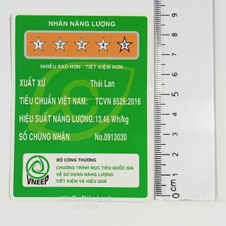 Combo 10 tem dán năng lượng Thái Lan to - Tem tiết kiệm năng lượng, Tem nhãn năng lượng