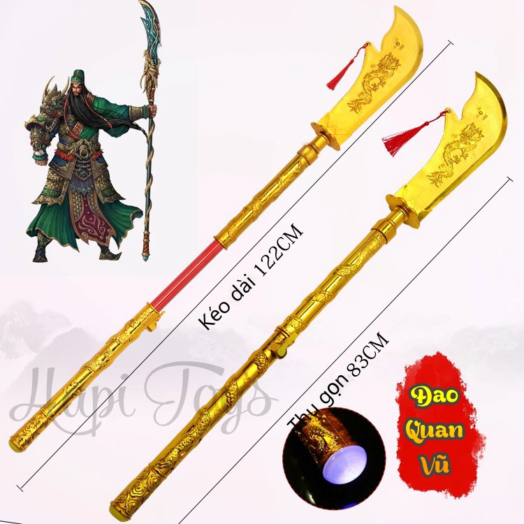 Đao quan Vũ Mũ Tề Thiên Đại Thánh phát sáng, Đồ chơi trung thu Gậy Tông Ngộ Không Phát Sáng Hot trend 2023