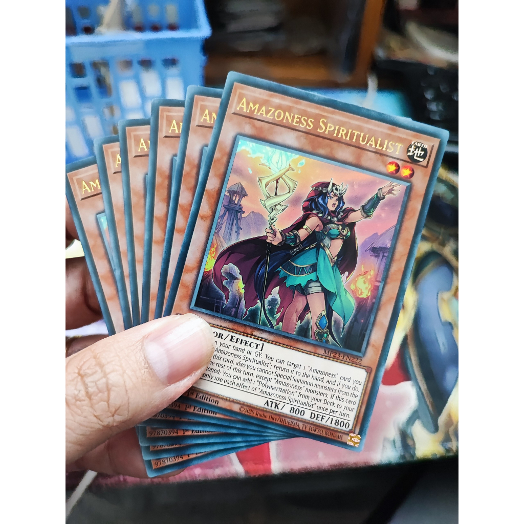 1 lá thẻ bài Amazoness Spiritualist - MP23-EN222 - Ultra Rare 1st Edition