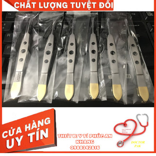 Nhíp 3 lỗ có mấu hàng chuẩn châu âu ce - nhíp nhấn mí - nhíp gắp mỡ