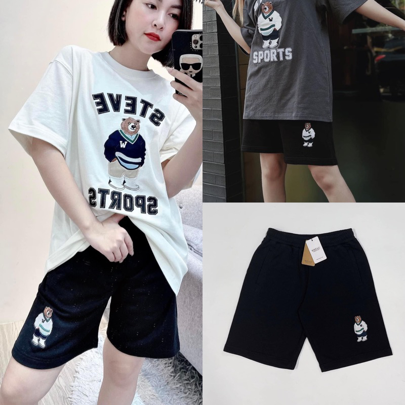| ẢNH THẬT | Quần short trên gối nam M.L.B adidas Size S M L