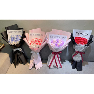 Hoa sáp bó 15 bông y ảnh mẫu shop chụp