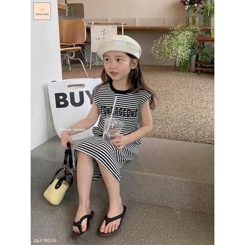 Set Bé Gái kẻ ngang J&J