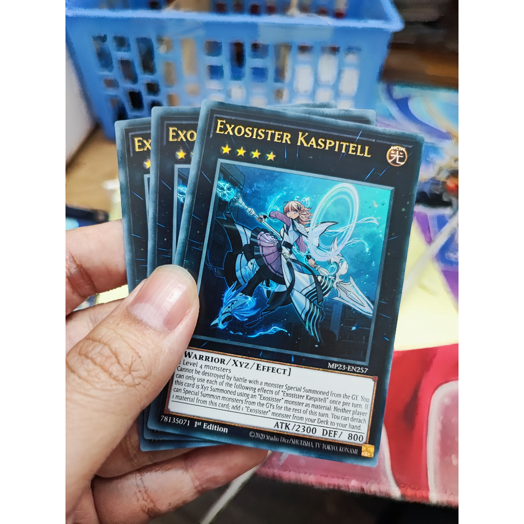 1 lá thẻ bài Exosister Kaspitell - MP23-EN257 - Ultra Rare 1st Edition