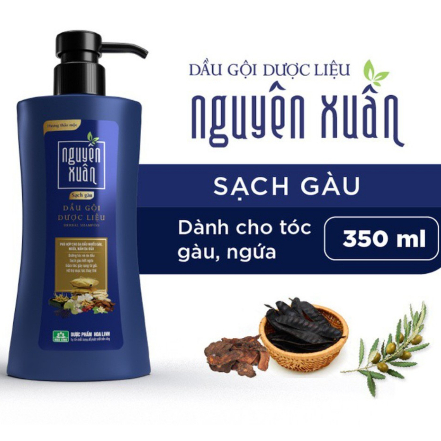 Dầu gội Dược liệu Nguyên Xuân Sạch Gàu 600ml - Tặng thêm 10% thể tích giá không đổi