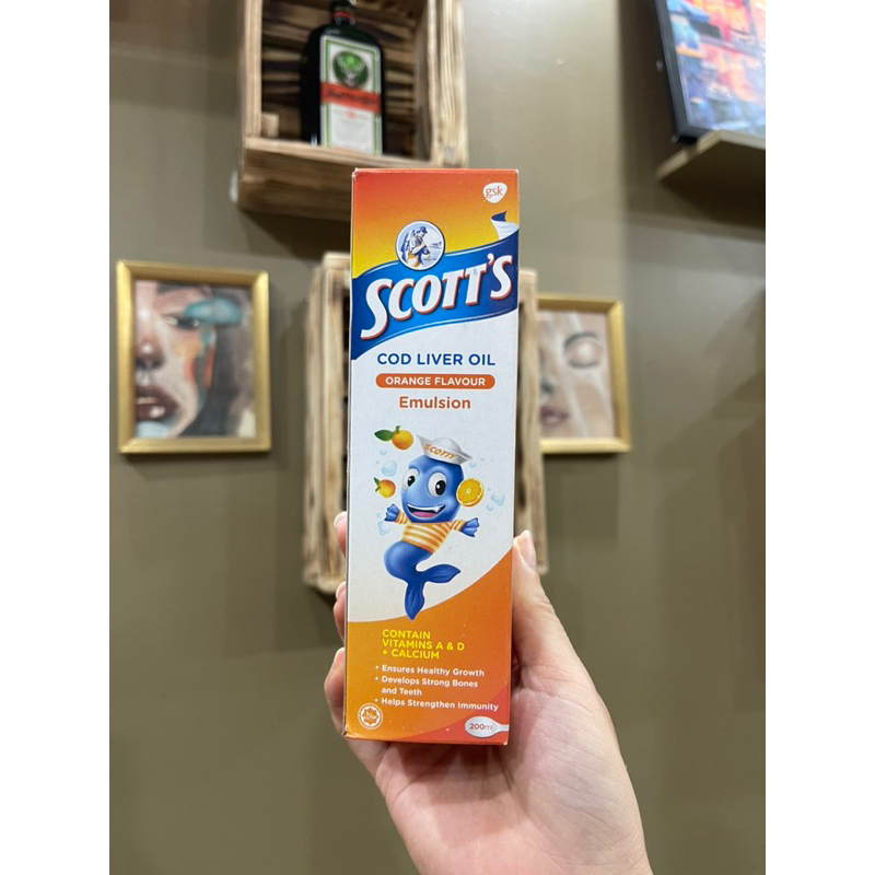 Siro SCOTT'S Tăng Cân Ăn Ngon Cho Trẻ Em Thái Lan