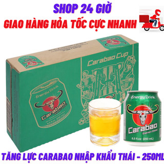 Tăng lực carabao thái lan thùng 24 lon 250ml