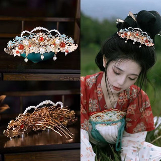 Kim quan cài tóc trâm cài cổ trang cao cấp trang sức đúc