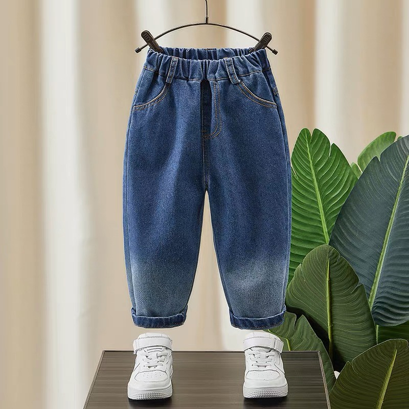 Quấn bò jeans trơn thanh lịch dễ phối đồ cho bé trai mới nhất 2023  SHOP BÔM BÔM KIDS