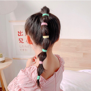 Cột tóc thun trơn basic đơn giản dành cho bé gái