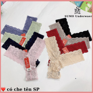 Combo 3 quần lọt khe ren - quần lót lọt khe ren mềm cao cấp secxy, gợi cảm.