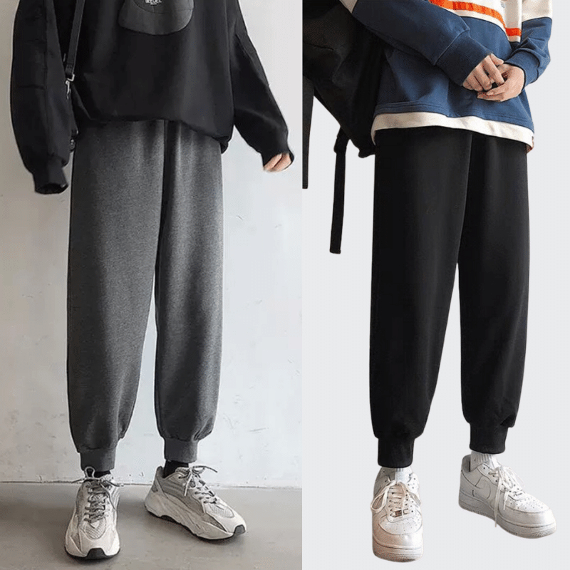 40-100kg Quần jogger nam nữ thun da cá/nỉ bigsize thể thao/gym