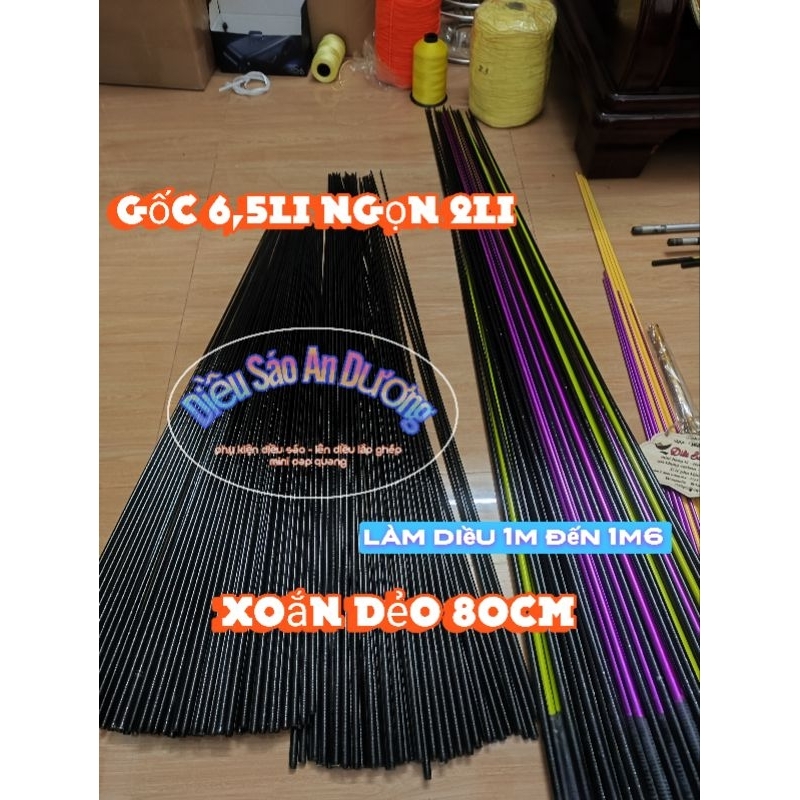 Nan Carbon Xoắn Dẻo Làm Diều 1m-2m8