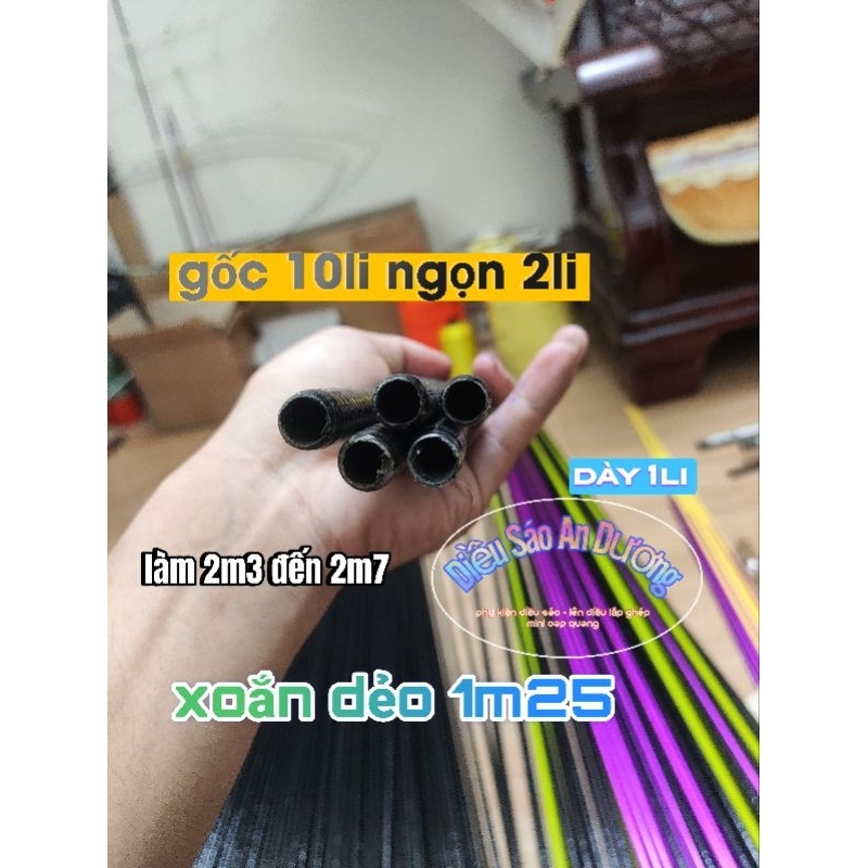 Nan Carbon Xoắn Dẻo Làm Diều 1m-2m8