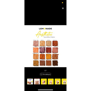 Bảng phấn mắt Lemonade-Aesthetic Eyeshadow Palette 20.8g