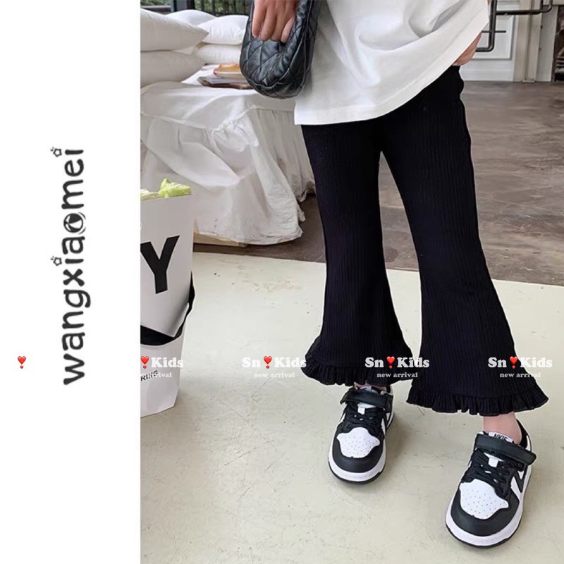 Quần tăm dài loe bé gái